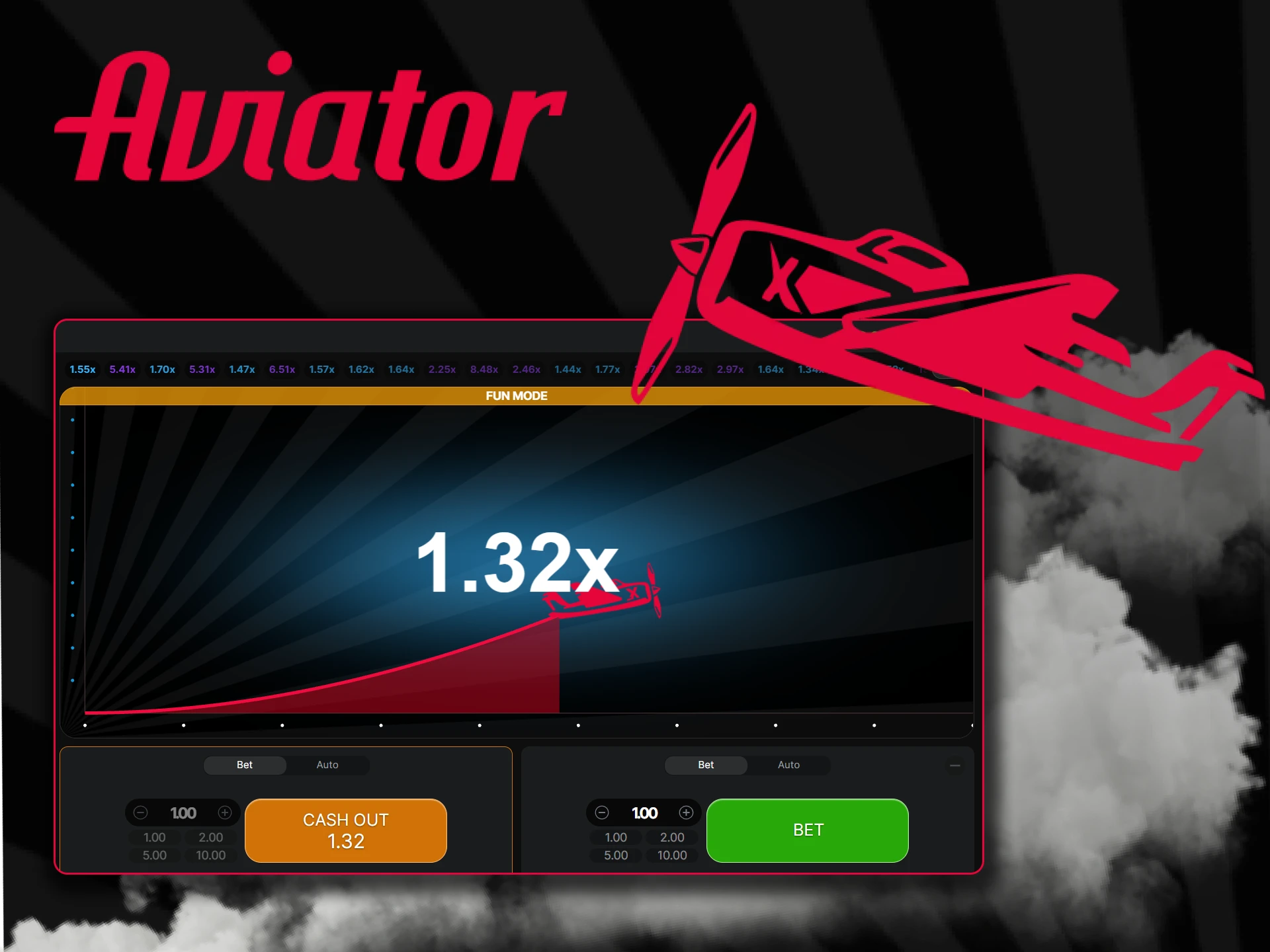 See the advantages of the Aviator demo version.