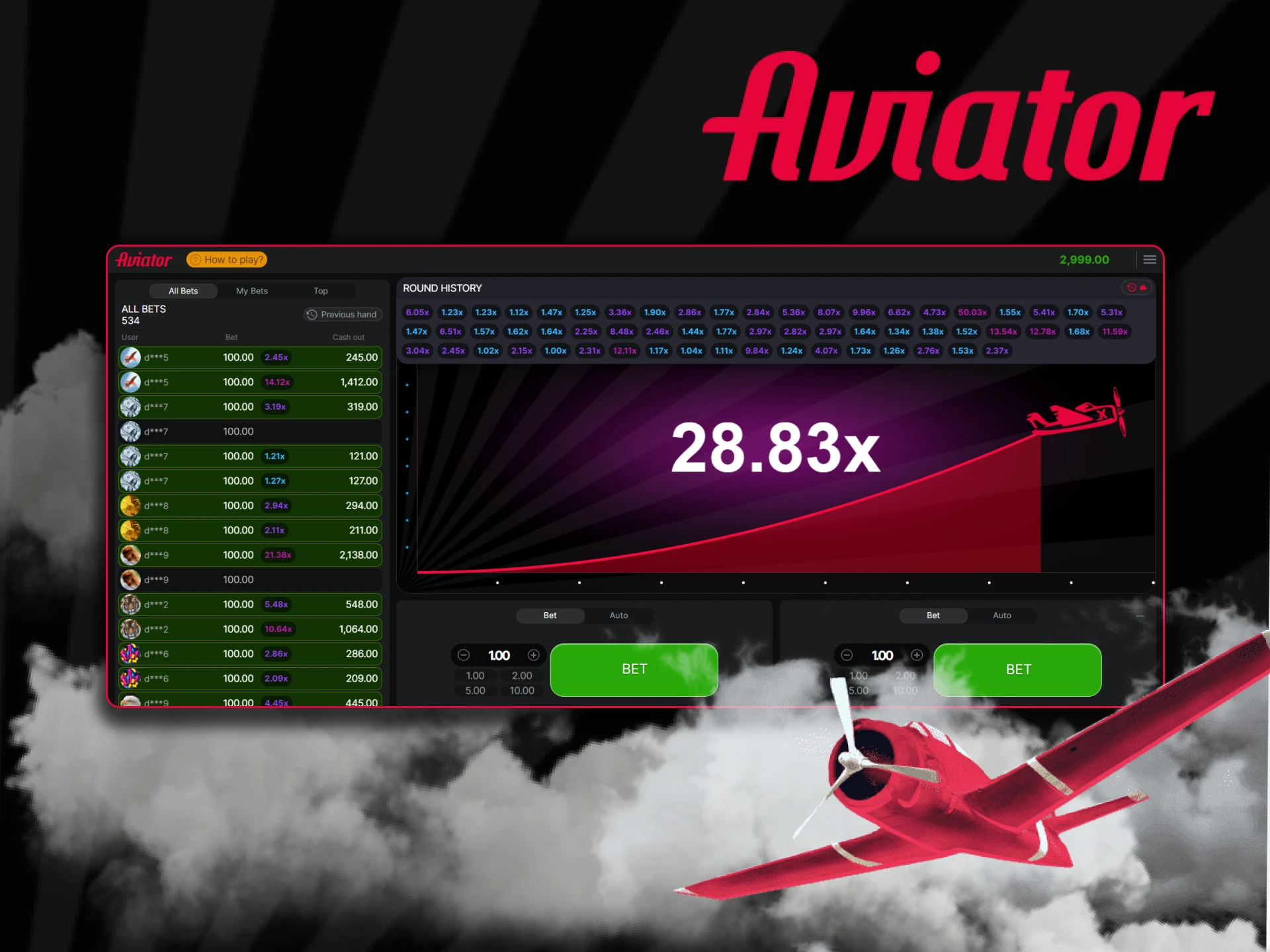 Check out the demo mode of the Aviator game.