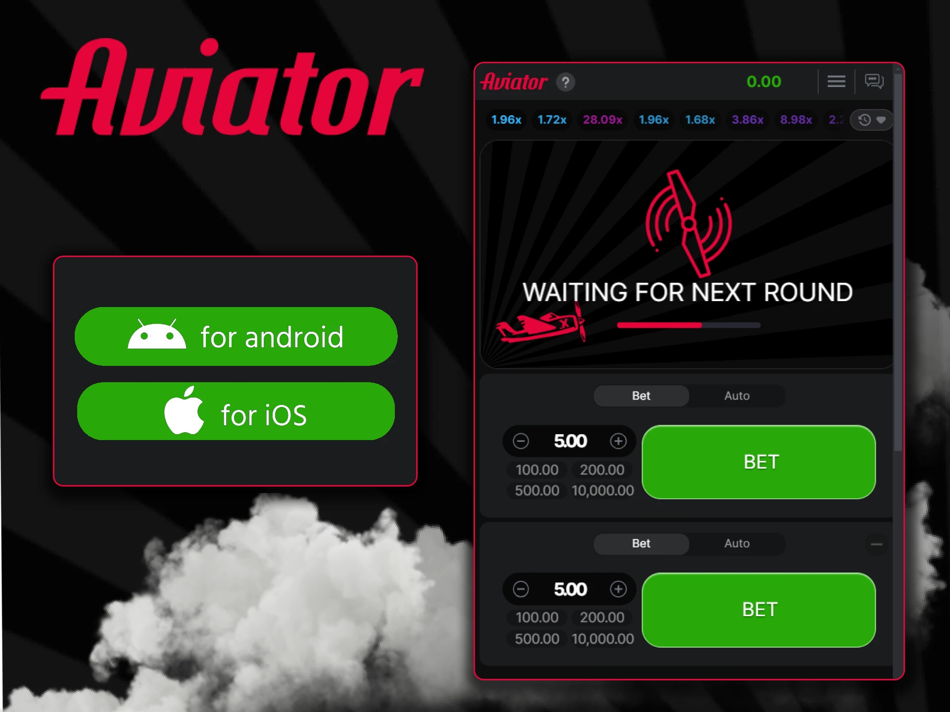 Download Aviator for Android and iOS.