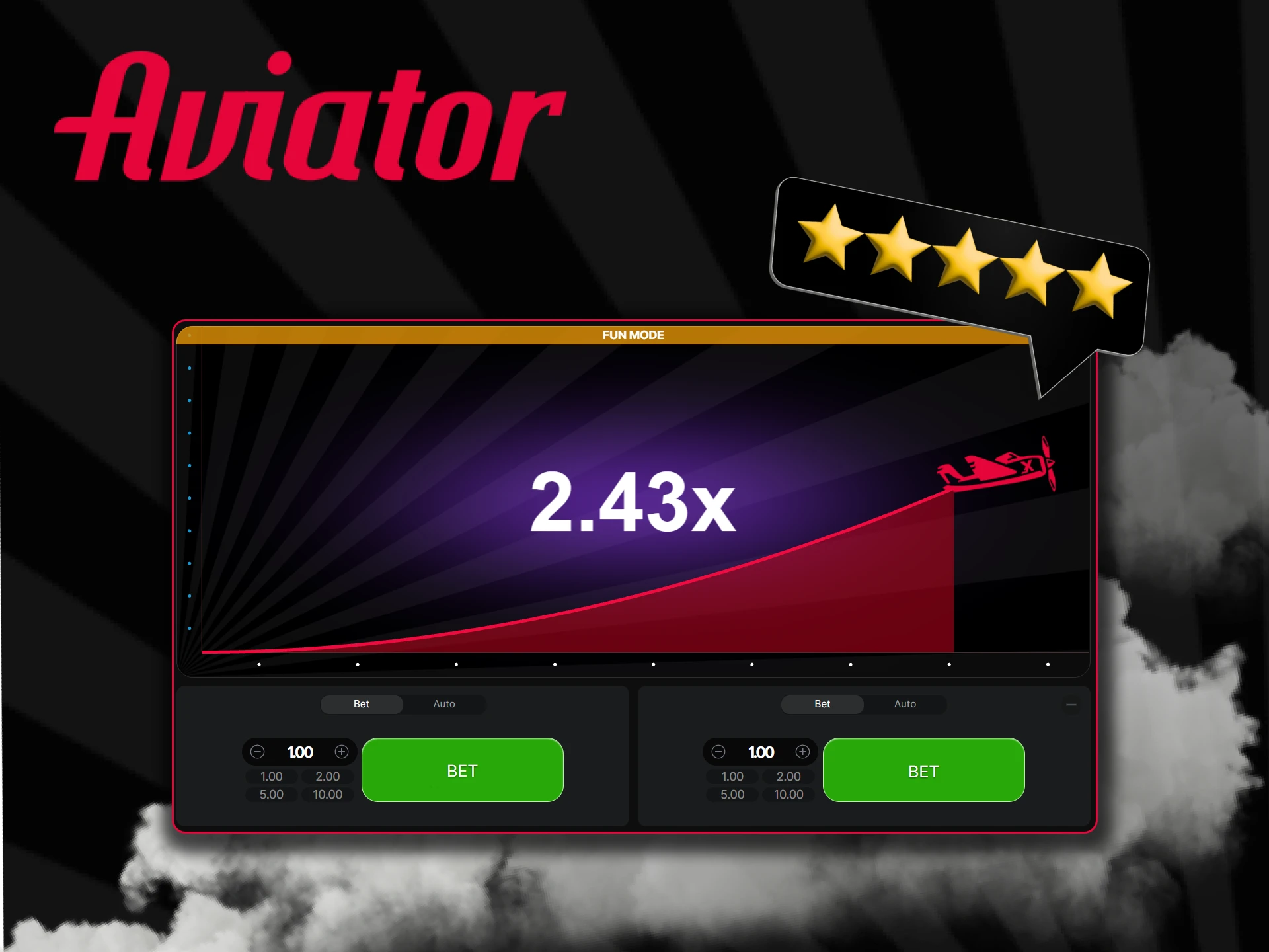 Check out the casino recommendations where you can play Aviator.