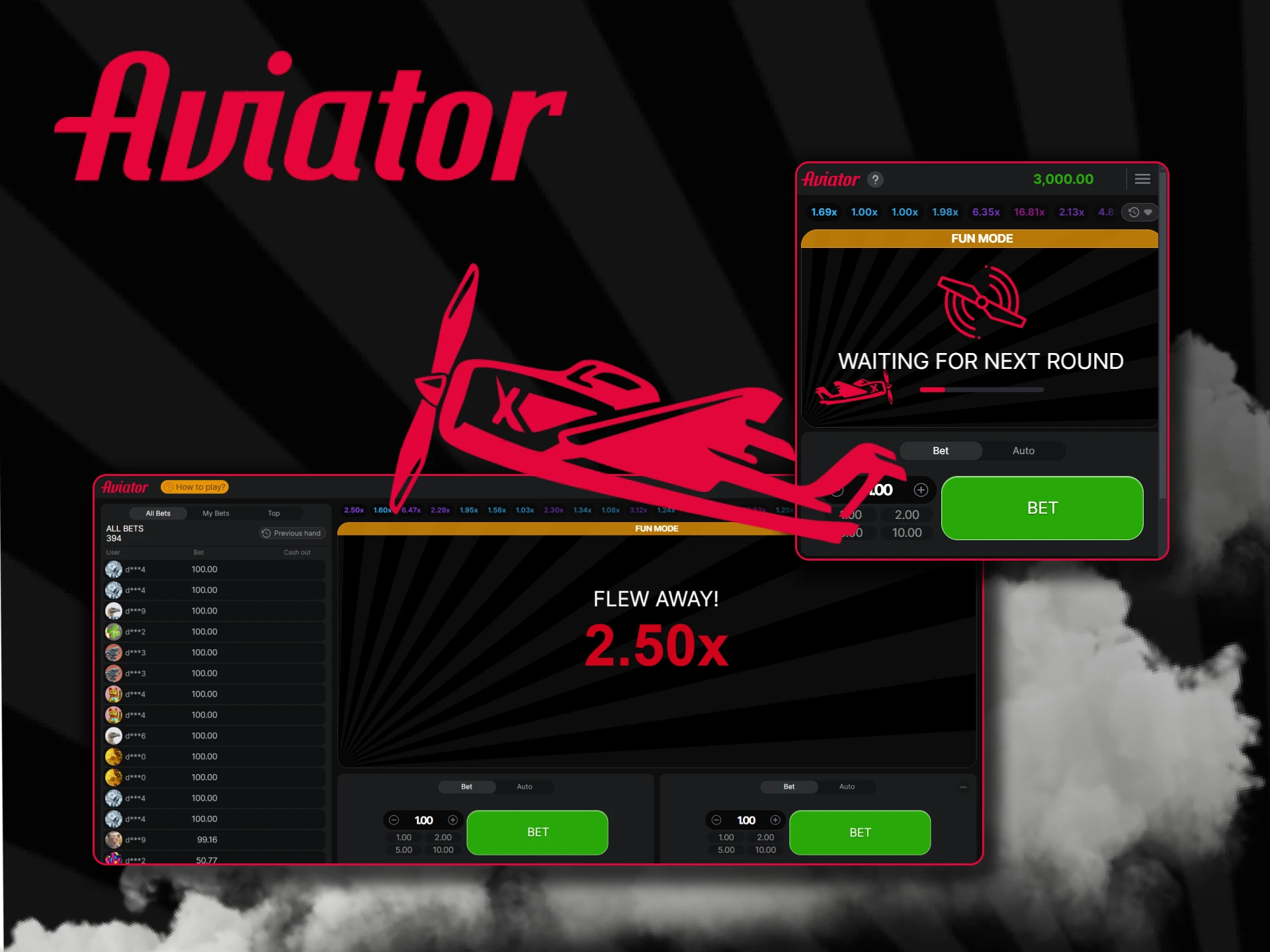 Enjoy the user-friendly interface while playing the Aviator game.