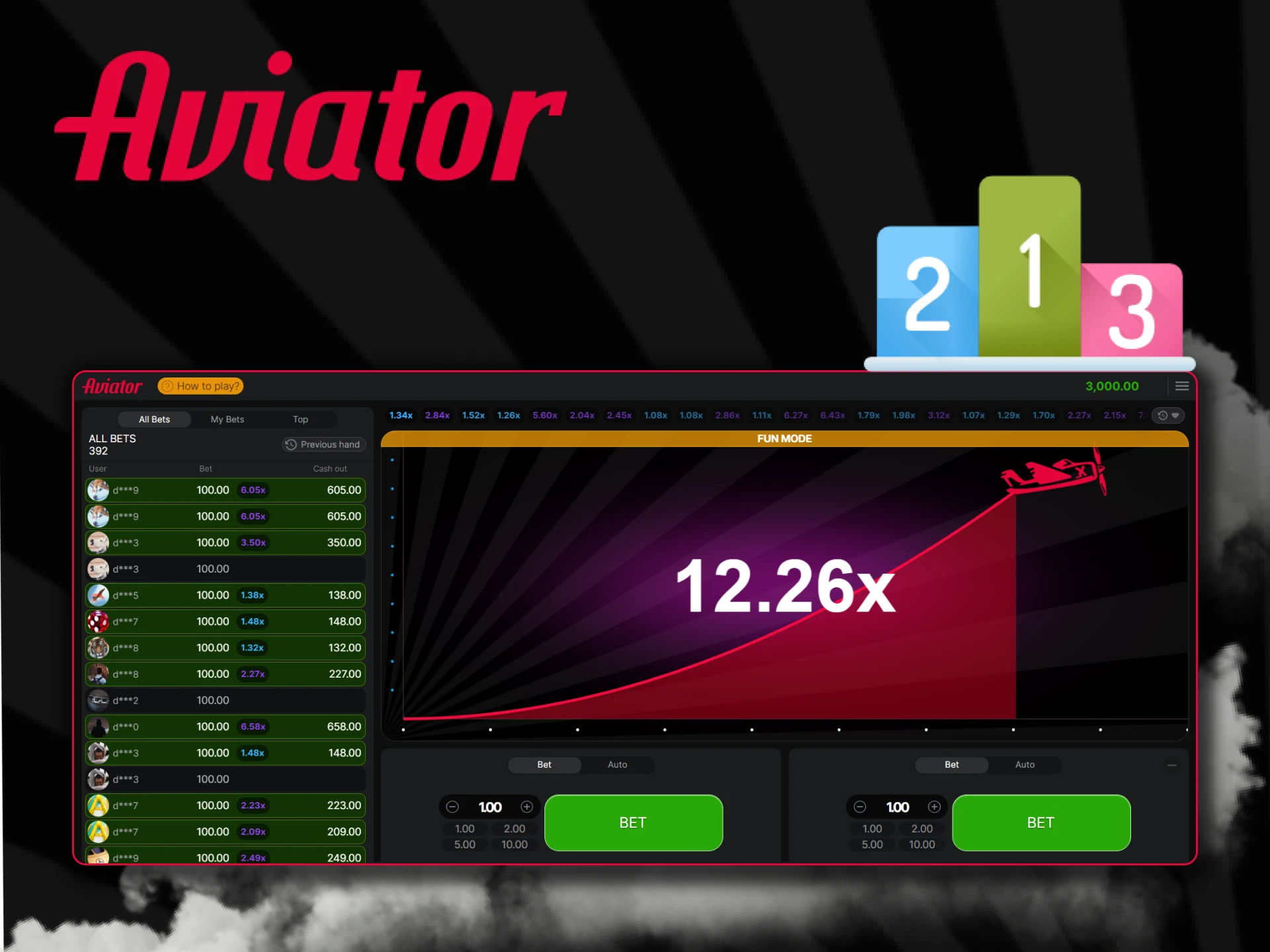 Learn about the casino ratings and start playing Aviator.