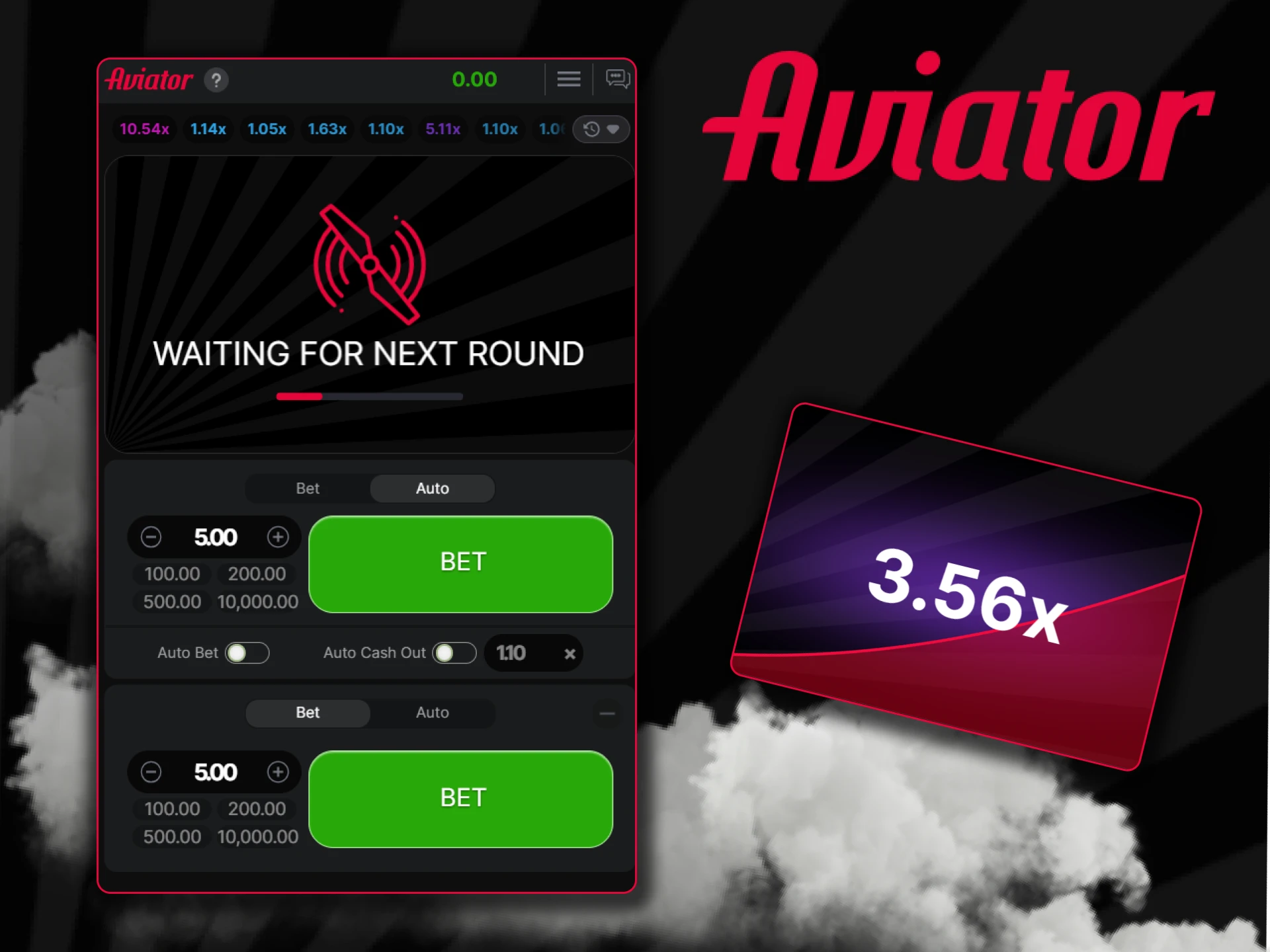 Set up your bets using autoplay and cashout features in Aviator.