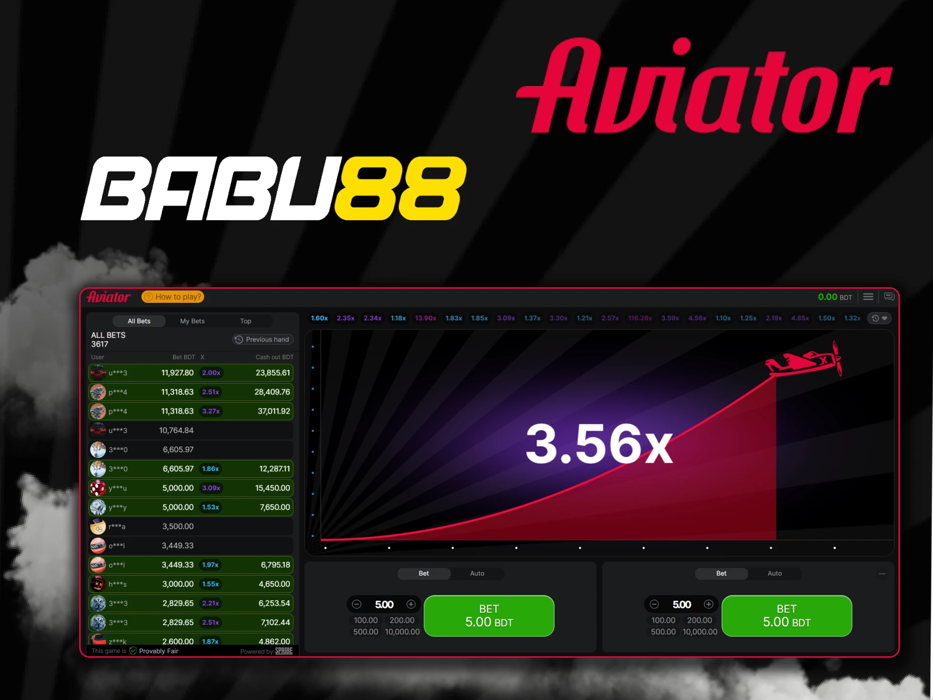 Play Aviator on the Babu88 casino website.