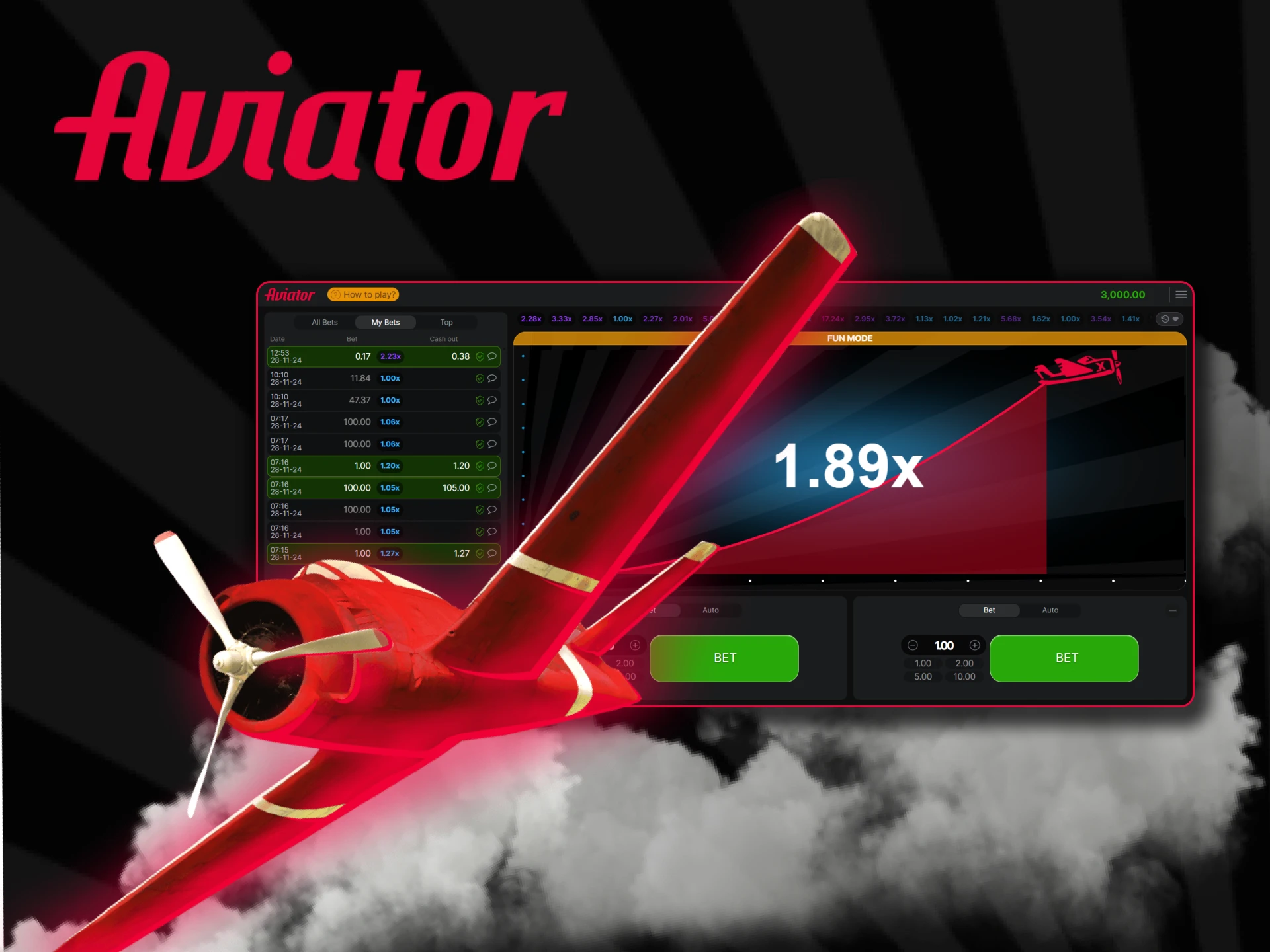 Choose a casino and start winning in the Aviator game.