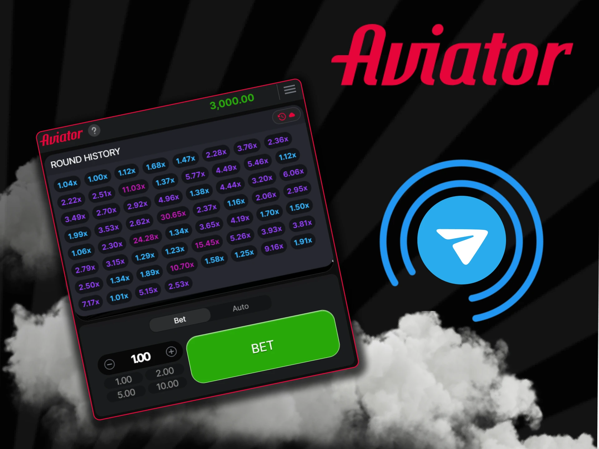 Use Telegram channels and bots to receive Aviator signals.