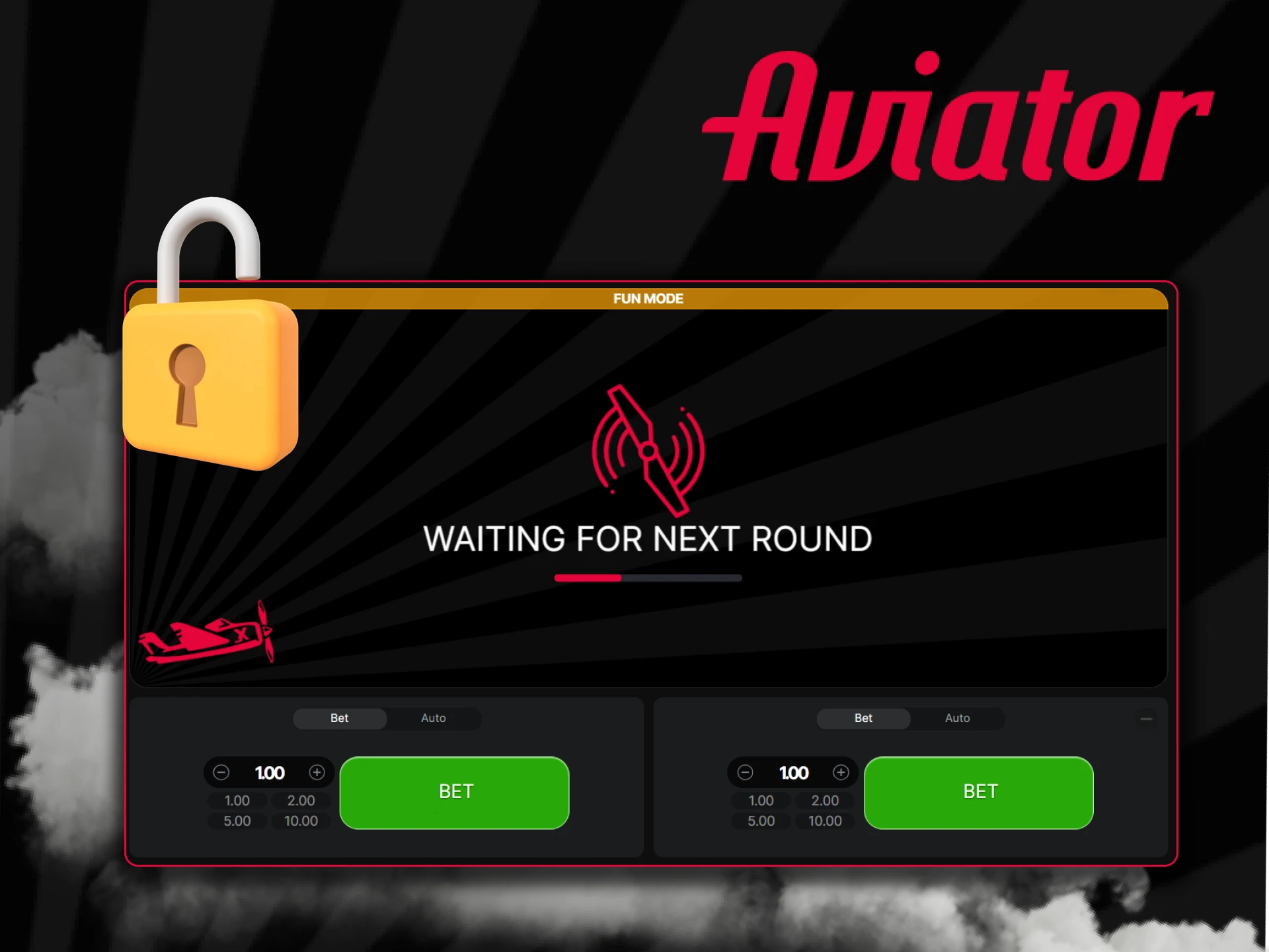 Avoid risky bets in the Aviator game.