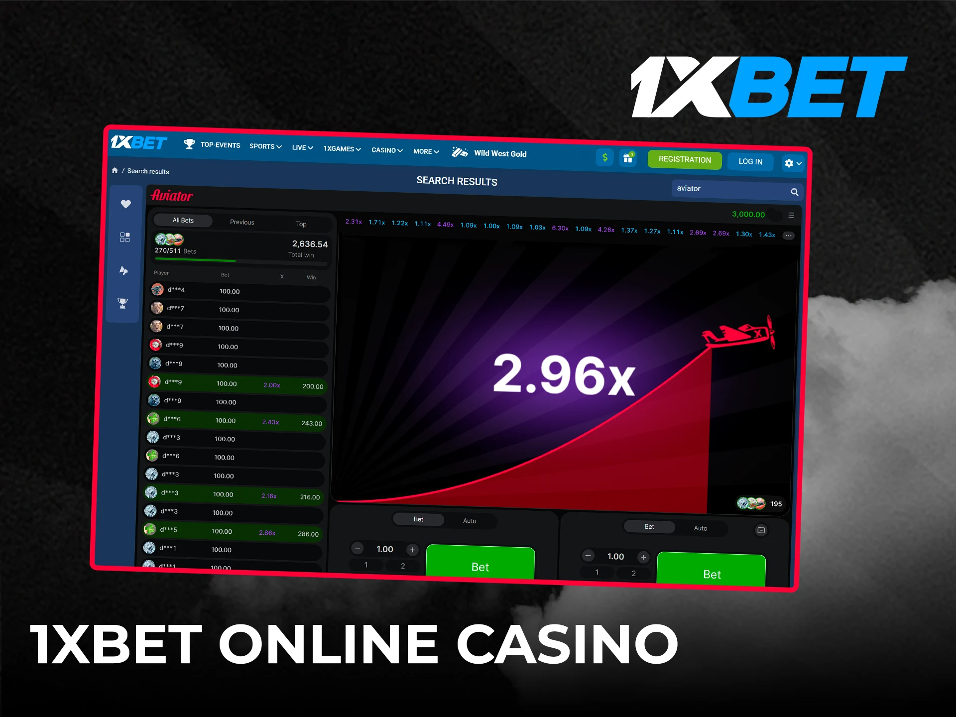 The Aviator game on 1xBet in India offers high odds and a fair RTP.