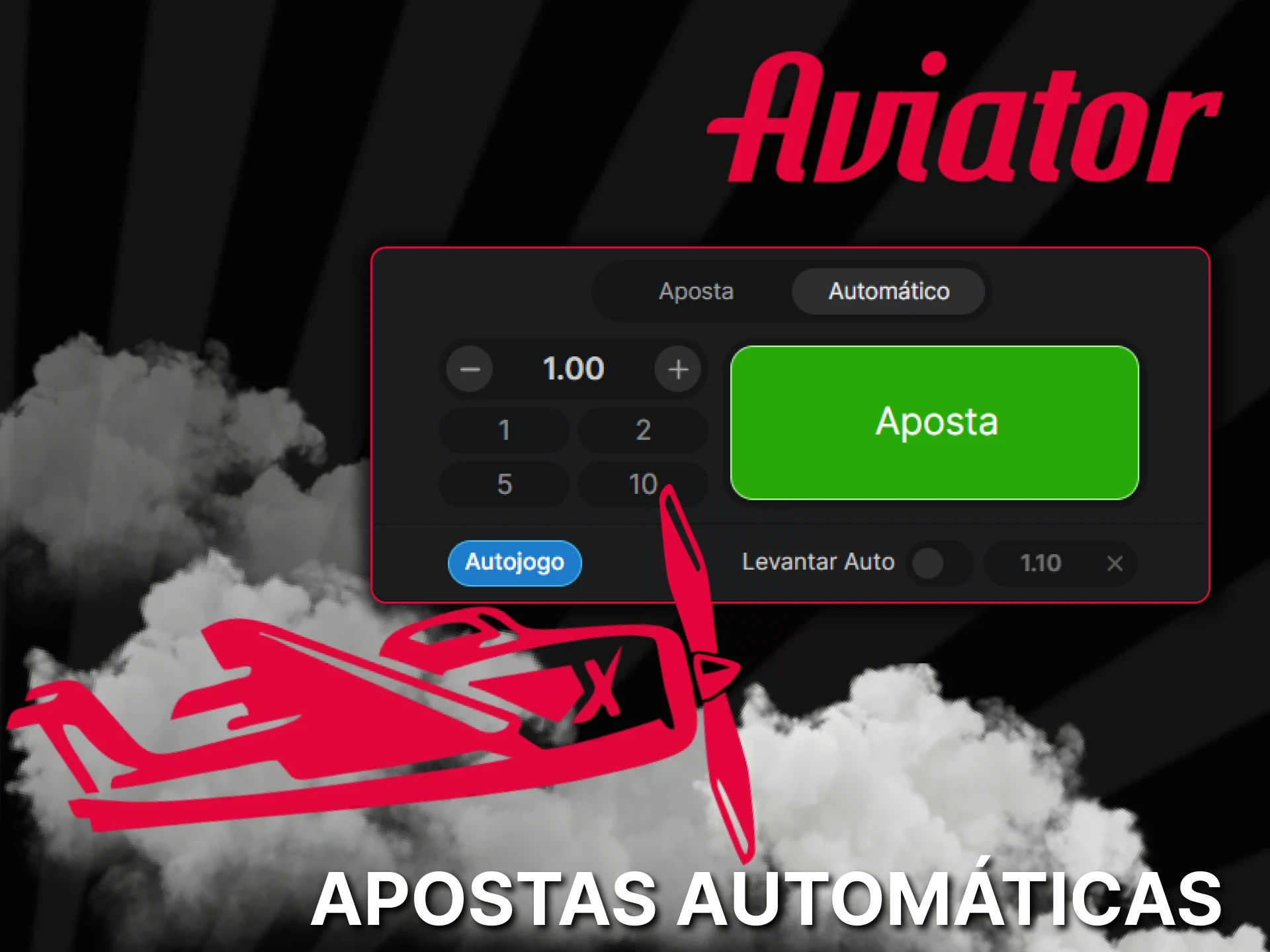 Faça apostas automáticas no jogo Aviator em Moçambique.