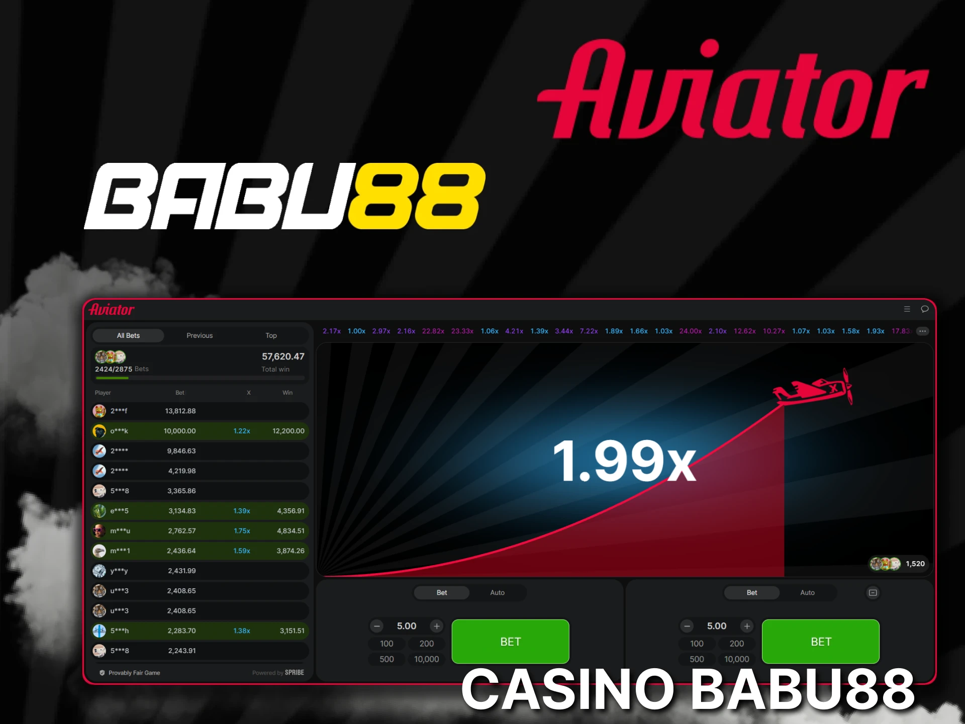 Jogue Aviator no site do casino Babu88 em Moçambique.