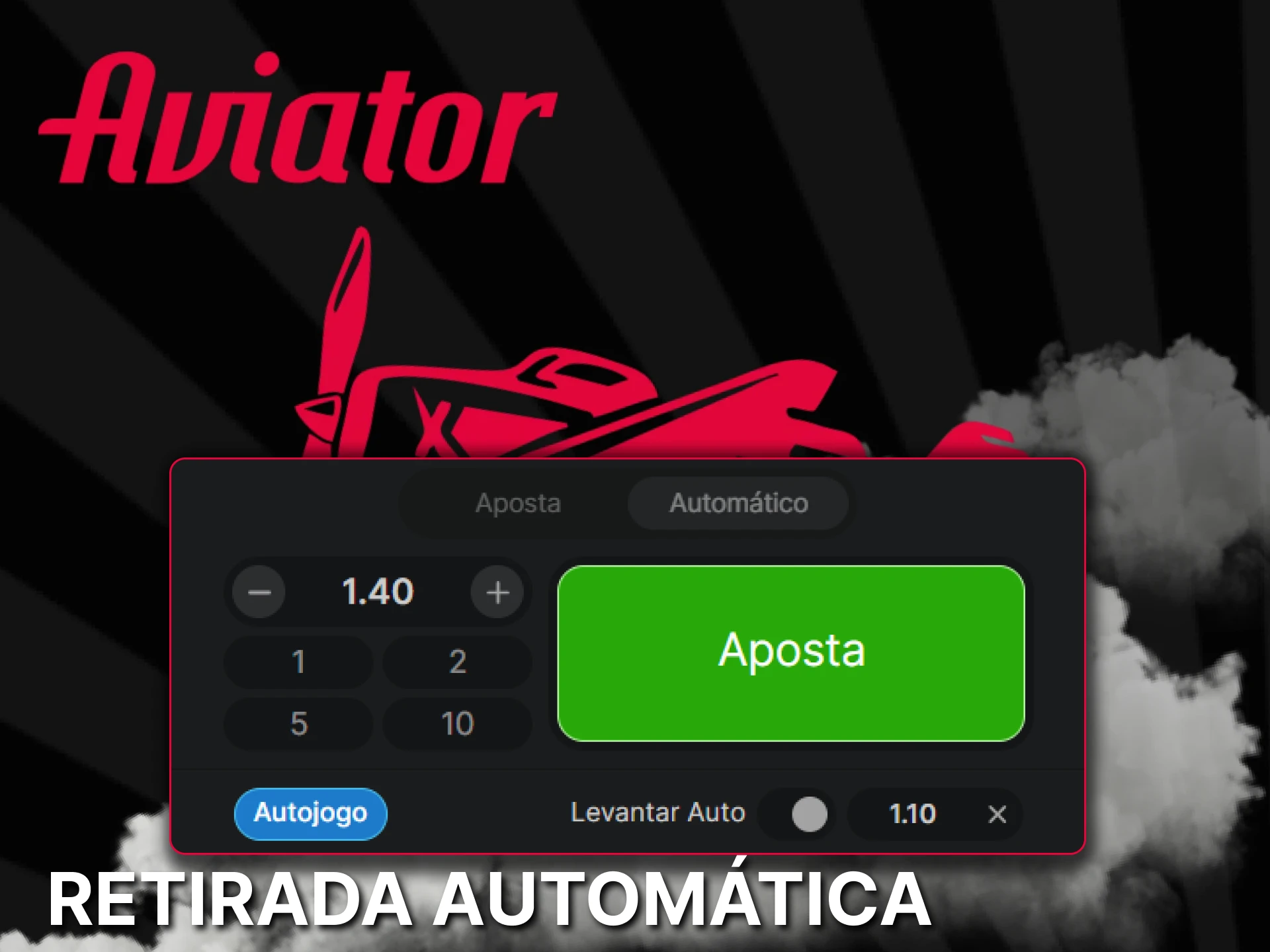 Utilize o recurso de saque automático no jogo Aviator em Moçambique.