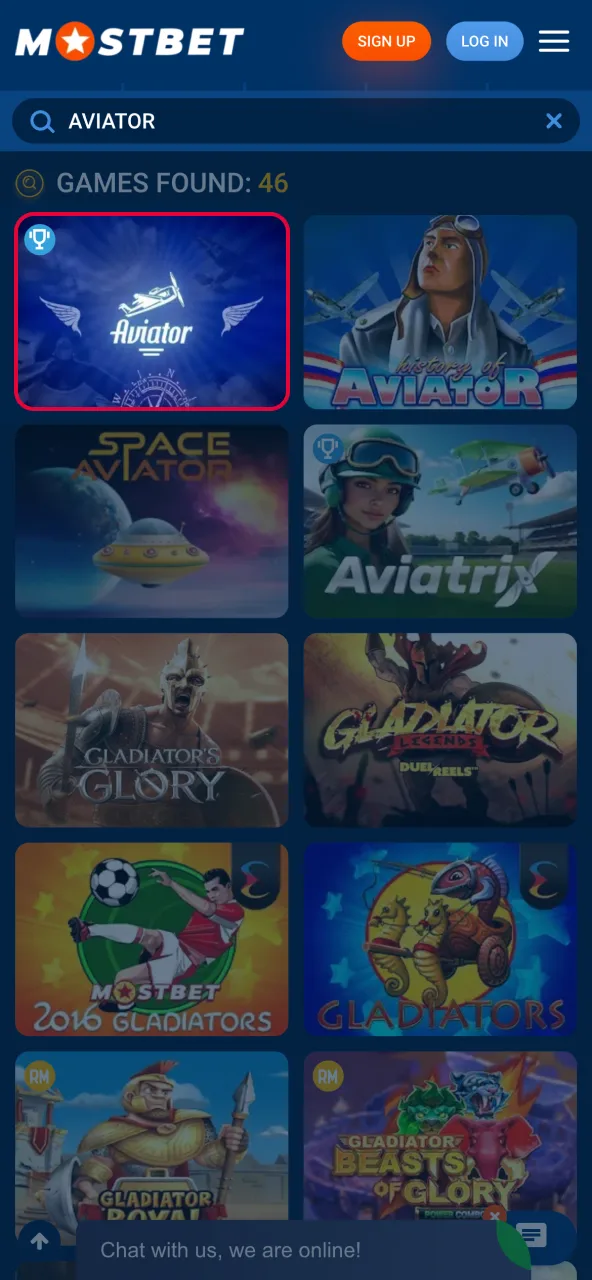 Find Aviator in the casino library under Crash or Arcade or search by Spribe provider name in Zambia.